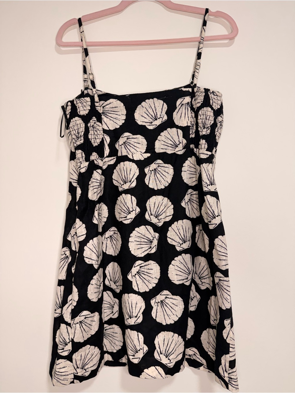 Beach Abercrombie & Fitch Black Shell-Print Mini Dress - Picture 4 of 10